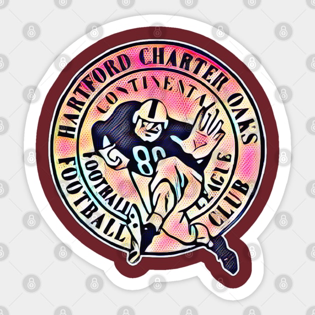 Hartford Charter Oaks Football Sticker by Kitta’s Shop